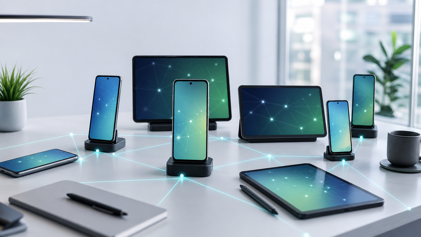 Управляемые Android-телефоны и планшеты, объединенные в корпоративный парк